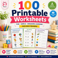 100 Printable Worksheets (Only PDF)