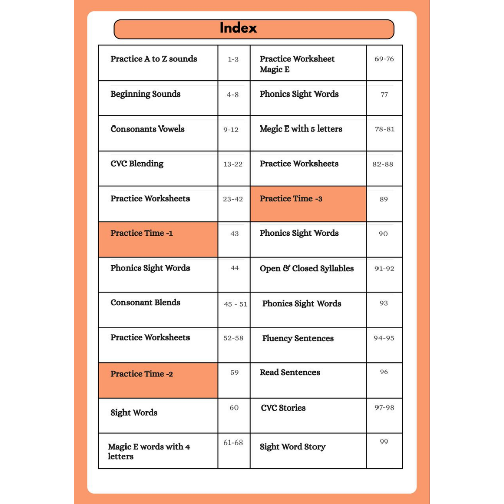 Intermediate phonics book